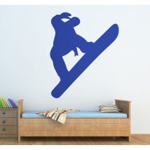 Sticker mural snowboard