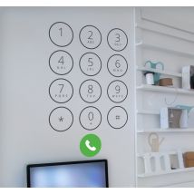 Vinilo decorativo botones iPhone