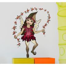 Sticker mural lutin
