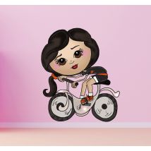 Stickers enfants cycliste