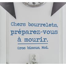 Sticker texte chers bourrelets