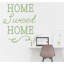 Sticker texte Home sweet home