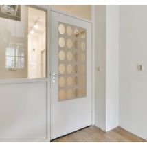 Sticker translucide pour porte cercles