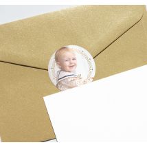 Sticker photo pour Baptême personnalisé