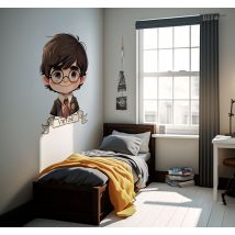 Autocollant Illustration garçon magicien avec cravate