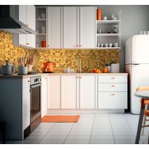 Autocollant crédence petits carreaux