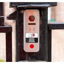 Autocollant signal appuyez sur le bouton rouge