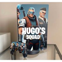 Sticker PS5 jeu vidéo équipe personnalisé