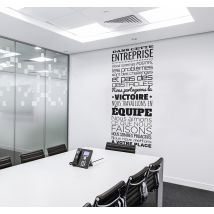Sticker motivation "Dans cette entreprise"