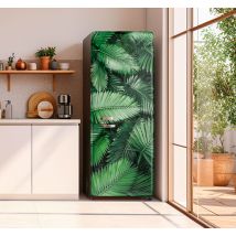 Sticker frigo feuilles de palmier