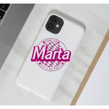 Autocollant iPhone avec prénom "Let's go party"