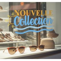 Sticker vitrine soldes nouvelle collection été
