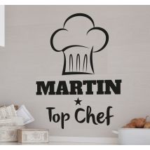 Sticker top chef personnalisable