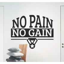 no pain no gain