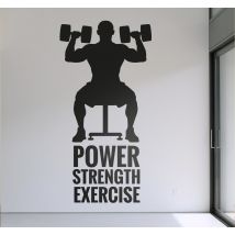 Sticker motivation musculation