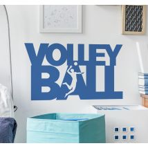 sticker volleyball avec joueur