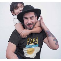 Camiseta papa mola un huevo