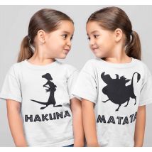 Camisetas iguales hakuna matata