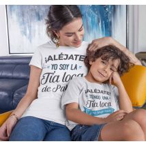 Camisetas Iguales tengo una tía loca con nombre