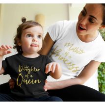 Camiseta mama e hija Queen & Princess