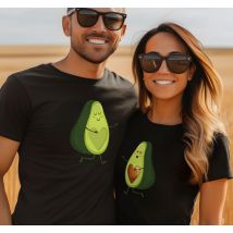 T-shirt couple heureux avocats