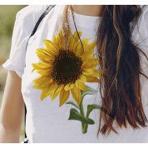 Beau t-shirt tournesol