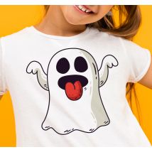 tee shirt halloween Fantômes d'halloween volant