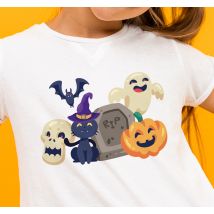 tee shirt halloween Symboles drôles d'halloween