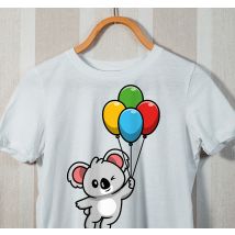 Tee shirt comme des garçons Koala gris avec ballon