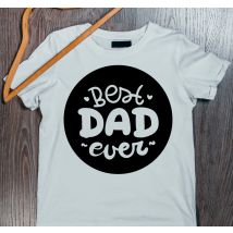 Tee shirt pere et fils Meilleur papa jamais dans la bulle