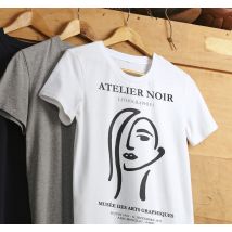 T-shirt affiche exposition lithographie