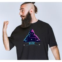 tee-shirt hacker avec nom personnalisé