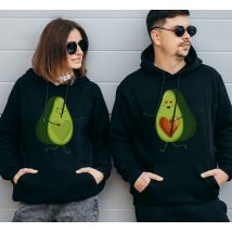 Sweat-shirt couple avocats