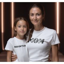 Tee-shirts mère et fille football