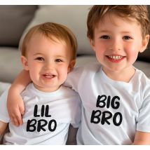 Tee-shirt enfant grand et petit frère