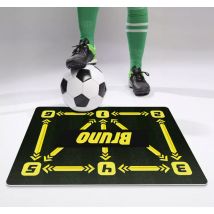 Tapis vinyle d'entraînement foot avec prénom
