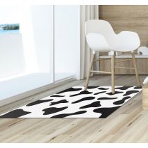 Tapis vinyle animal motif peau de vache