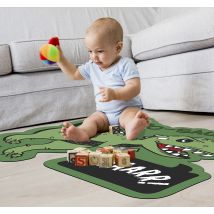 Alfombra vinílica infantil dinosaurio con nombre