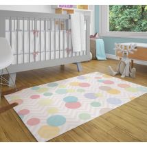 Alfombra vinílica infantil tonos pastel bebés