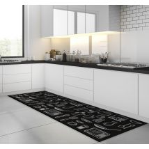Tapis vinyle cuisine dessins d'ustensiles