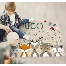 Tapis personnalisé en vinyle personnalisé petits animaux