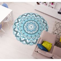tapis vinyel ethnique Tapis rond