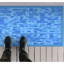 tapis vinyle dessin d'art Mosaïque de piscine
