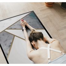 Tapis vinyle avec motif vinylee de marbre européen