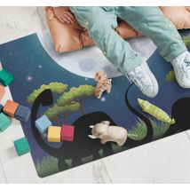 tapis vinyle pour chambre Dinosaure dans la nature