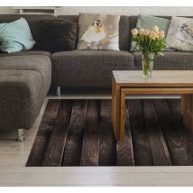 Tapis vinyle bois Maison vintage de planche de bois