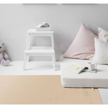 Tapis vinyle moderne beige