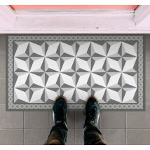 Tapis vinyle carreaux de ciment vinylee géométrique "margot"