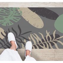 Tapis salon Jungle de style "bohème"