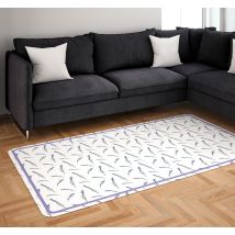 Tapis salon motif lavande